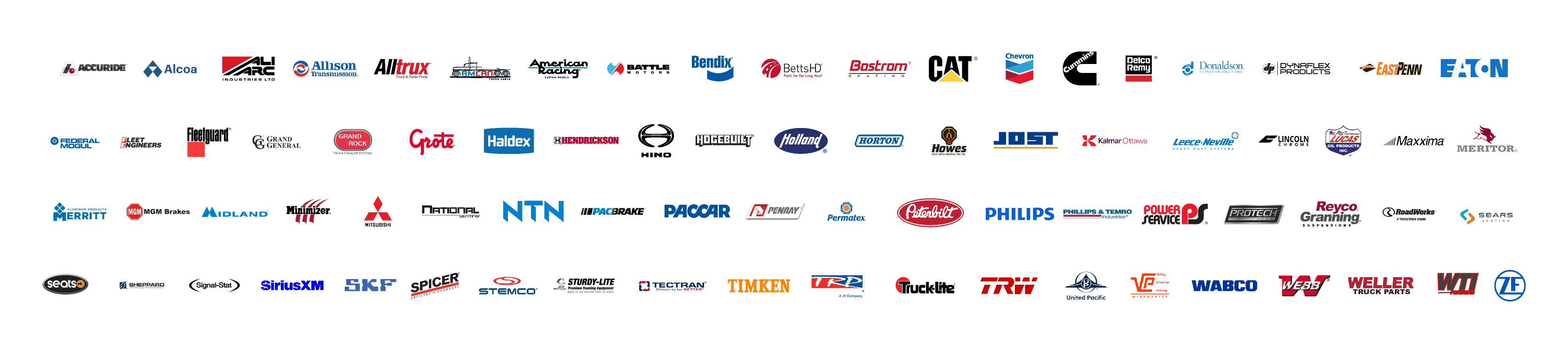 Logos of all Parts Brands We Carry