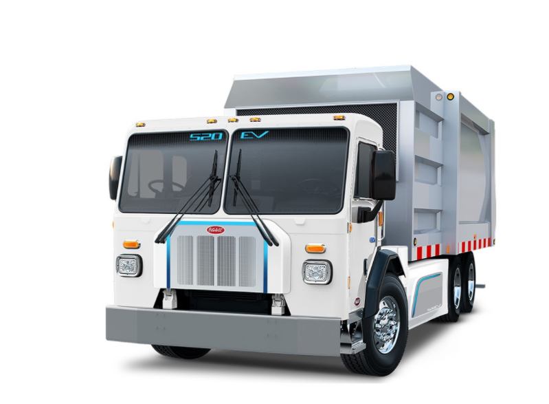 Image of a Peterbilt truck model 520ev
