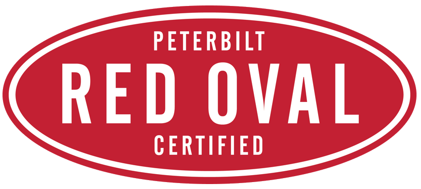 Peterbilt Red Oval Certified logo