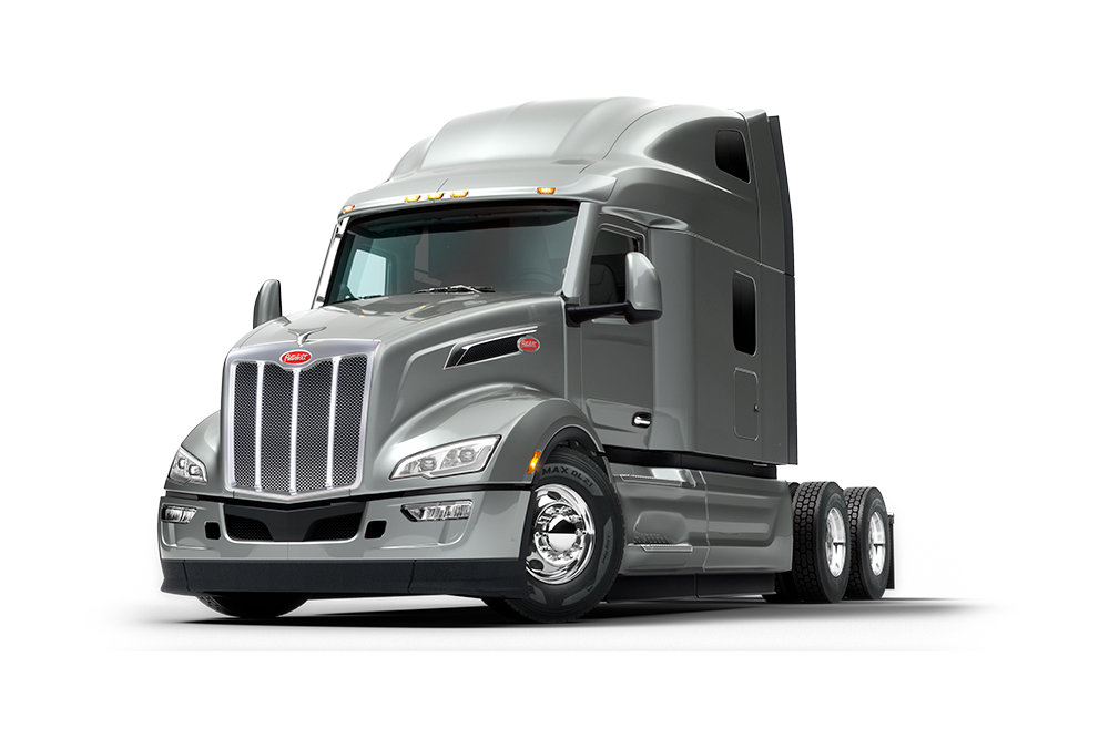 Silver Peterbilt 579